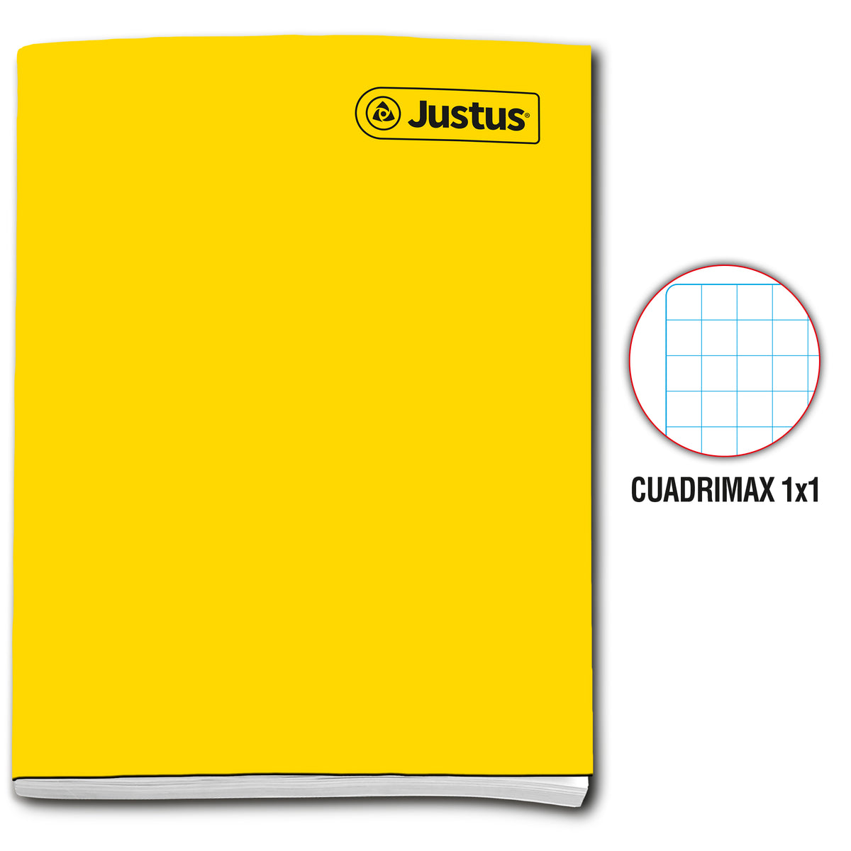 Cuaderno cuadrimax 1x1 84 hojas colores surtidos Justus
