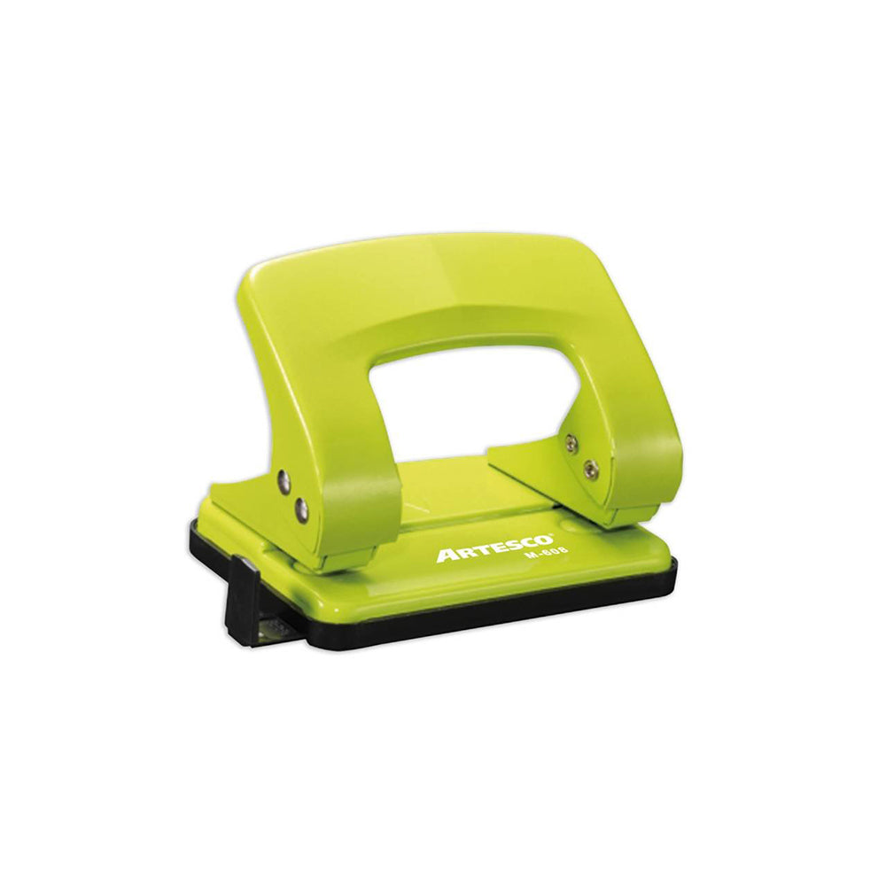 Perforador M-608 (25 hojas) verde Artesco