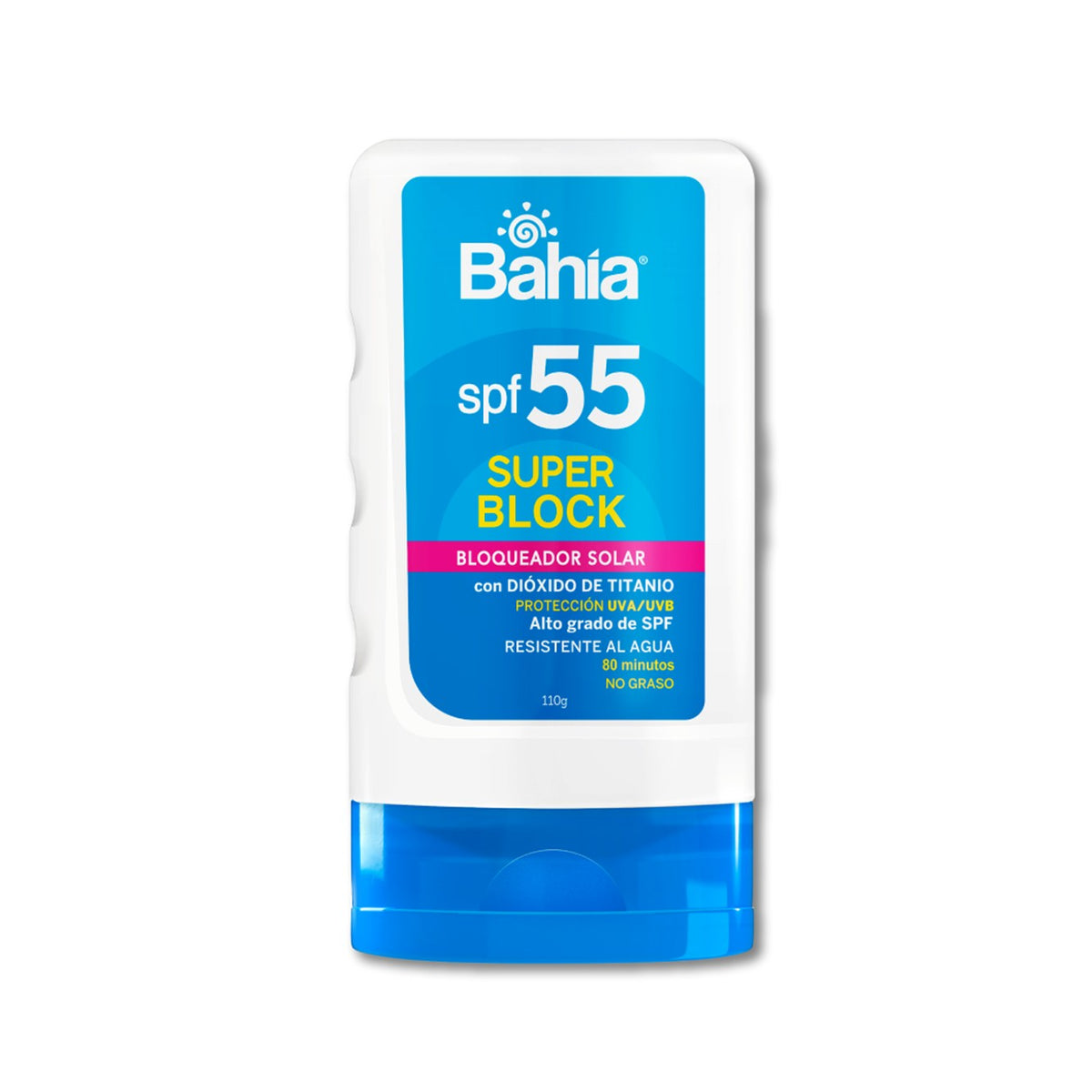 Bloqueador Solar Superblock SPF55 X 110 gr. Bahia