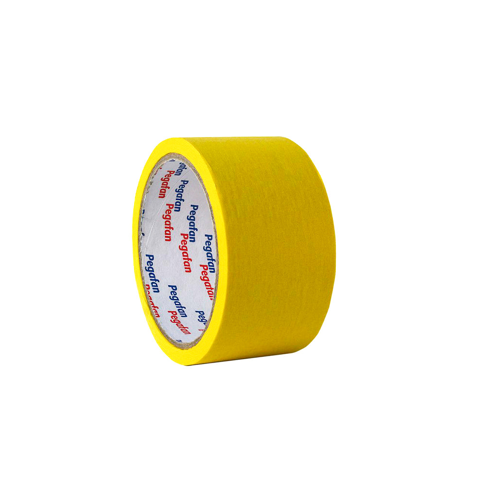 Cinta maskingtape amarillo 2 pulgadas x 20 yardas Pegafan