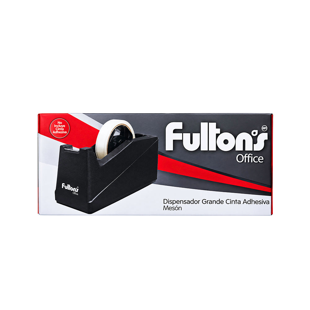 Dispensador cinta grande 36/72 yds heavy negro Fultons