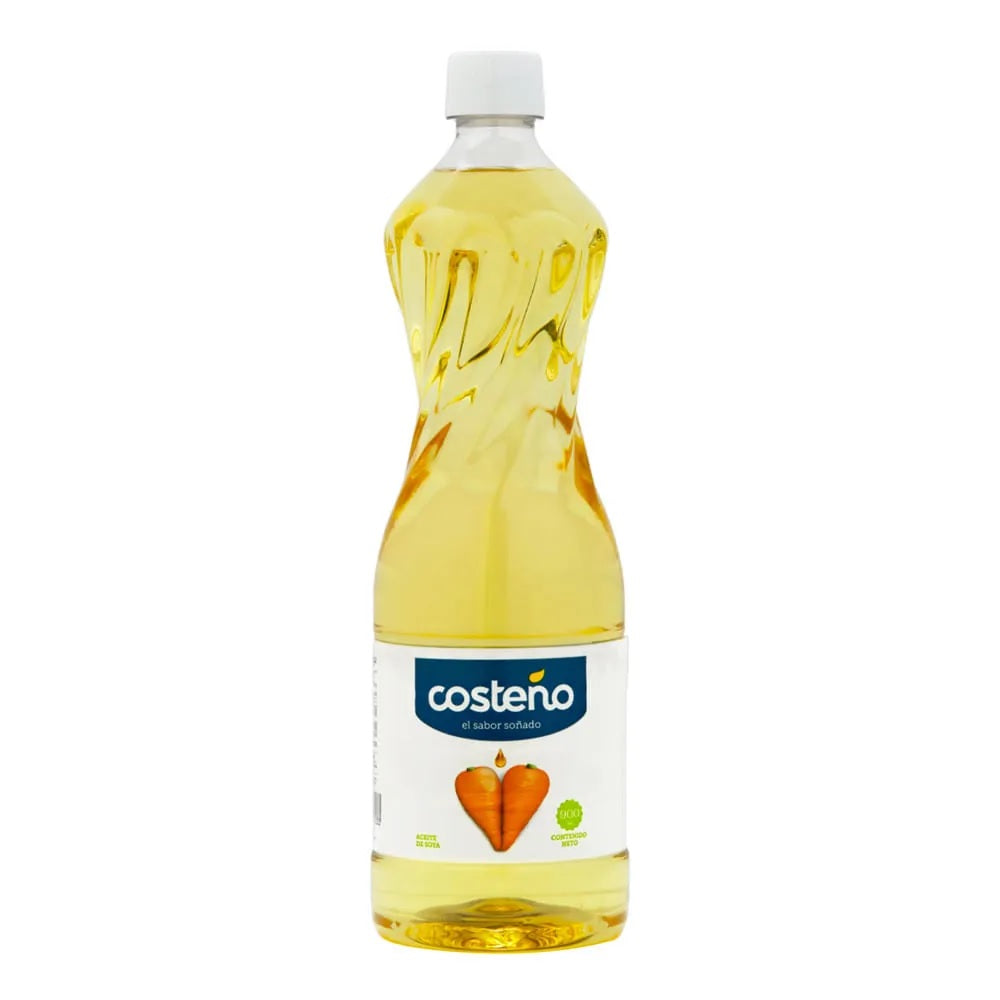 Aceite vegetal de soya 900 ml Costeño