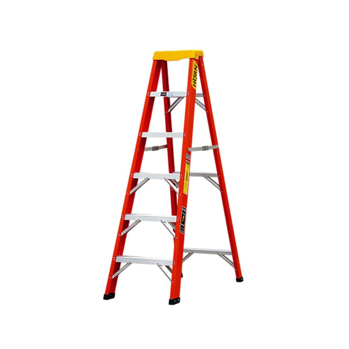 Escalera tijera 8 pasos fibra vidrio Horn FV-4-08-IA
