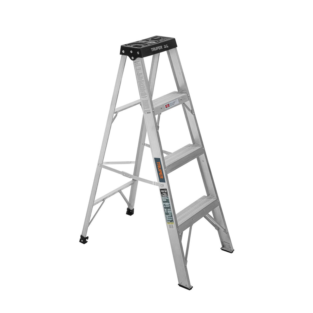 Escalera de aluminio tijera 3 pasos Truper 16741