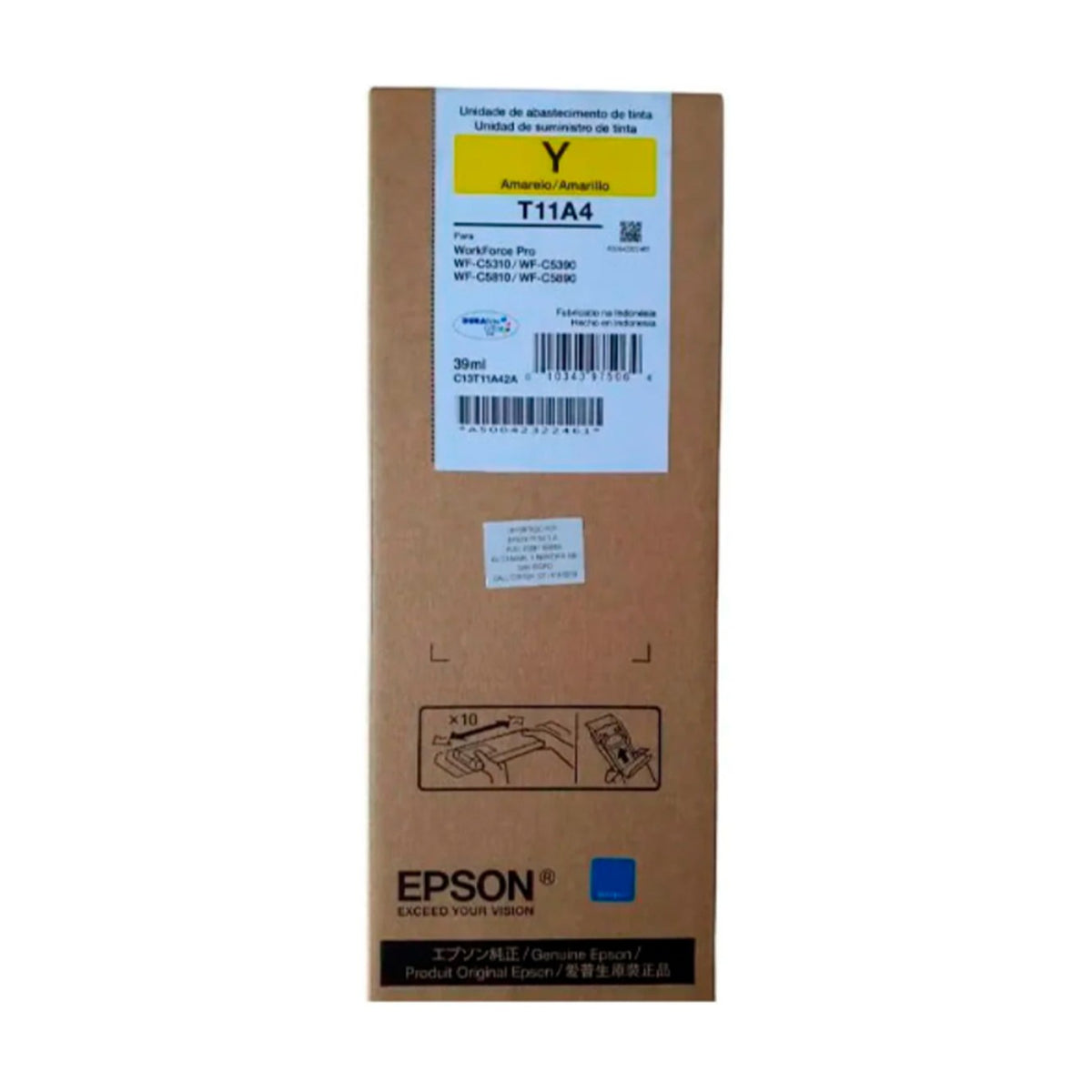 Bolsa de tinta T11A420 amarillo 5,000 páginas Epson