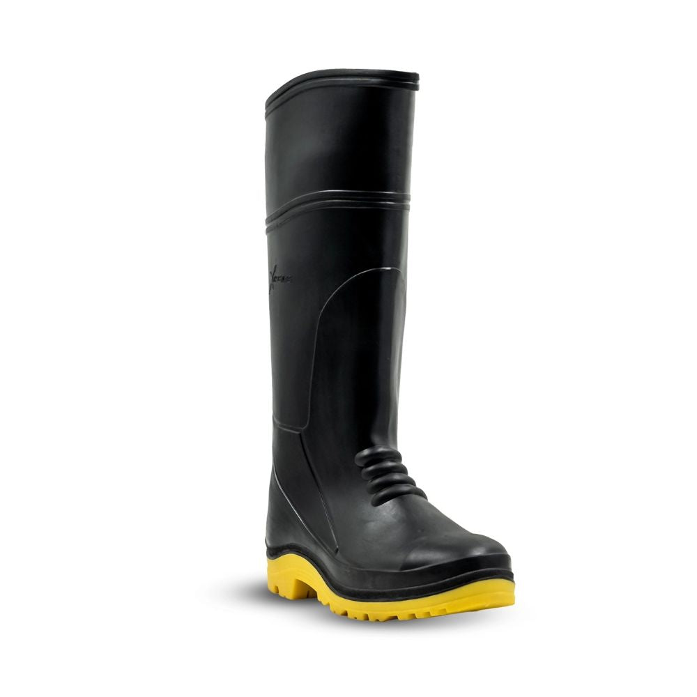 Bota PVC punta acero negro/amarillo Talla 42 Segusa Xtreme