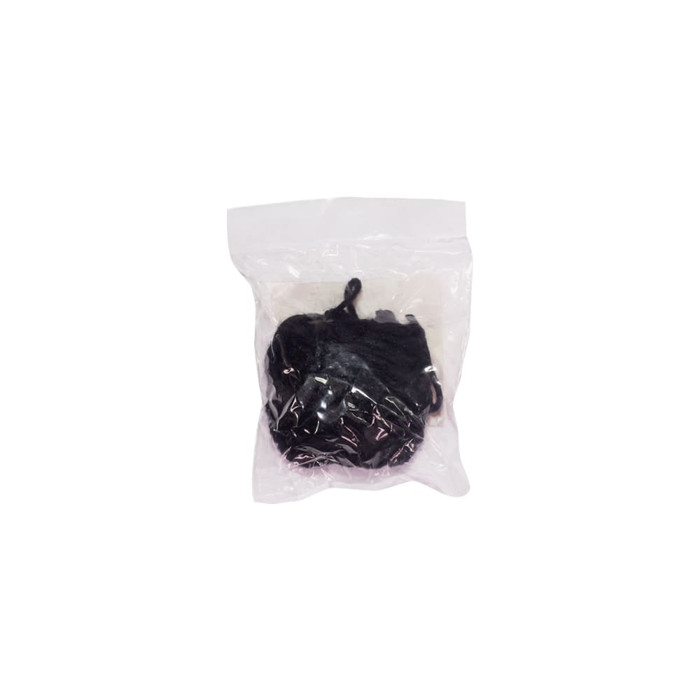 Lana gruesa ovillo negro x 10 gramos