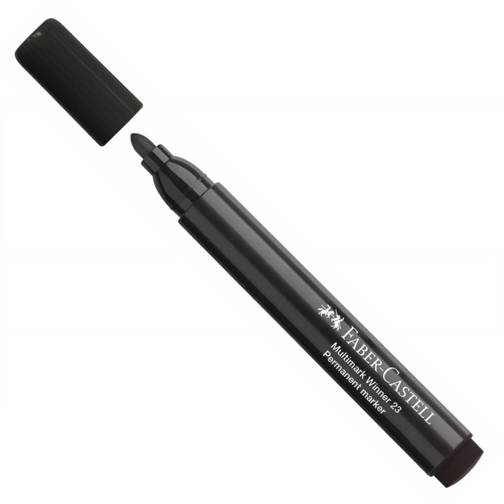 Plumón permanente negro winner 23 Faber Castell