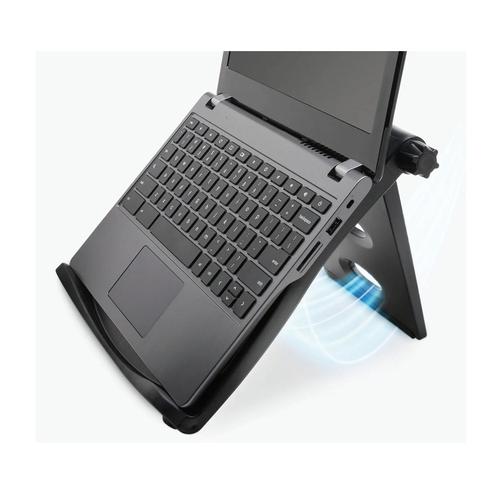 Base Notebook Easy Riser® EQ SmartFit®, Mat. reciclado Negro Kensington