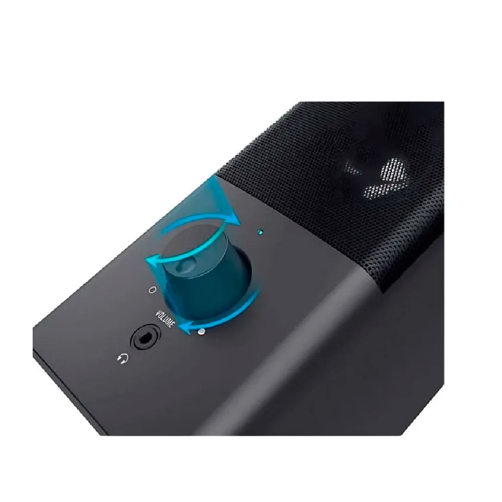 Parlantes 12W USB-A y 3.5MM control de volumen DHS-2101 HP
