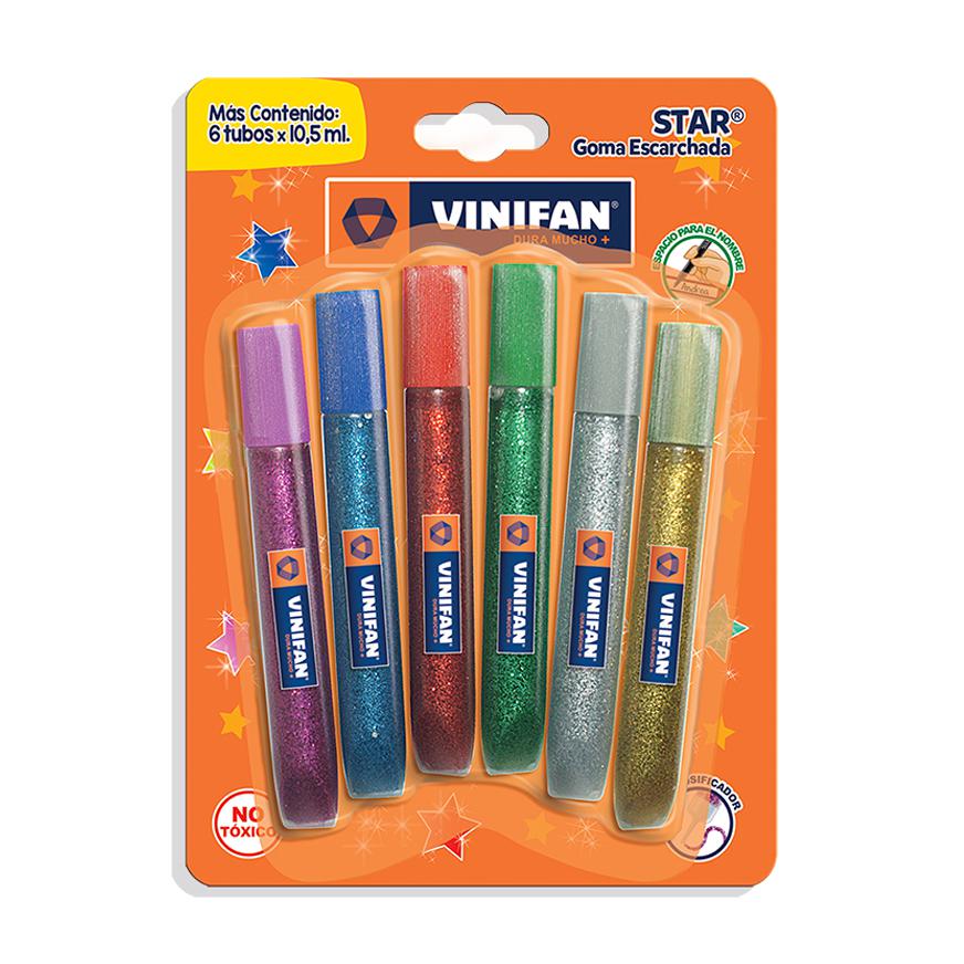 Goma escarchada blister 6und Vinifan