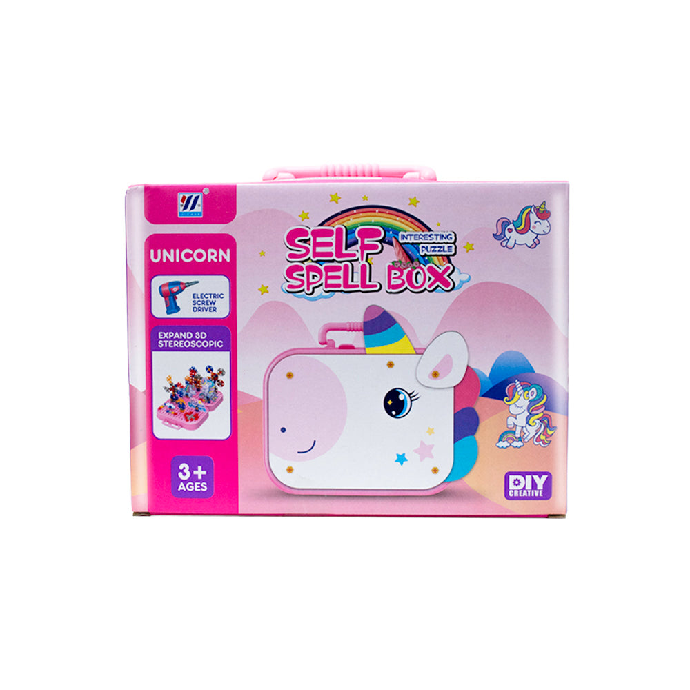 Puzzle unicornio 3dc/herramienta 227 piezas