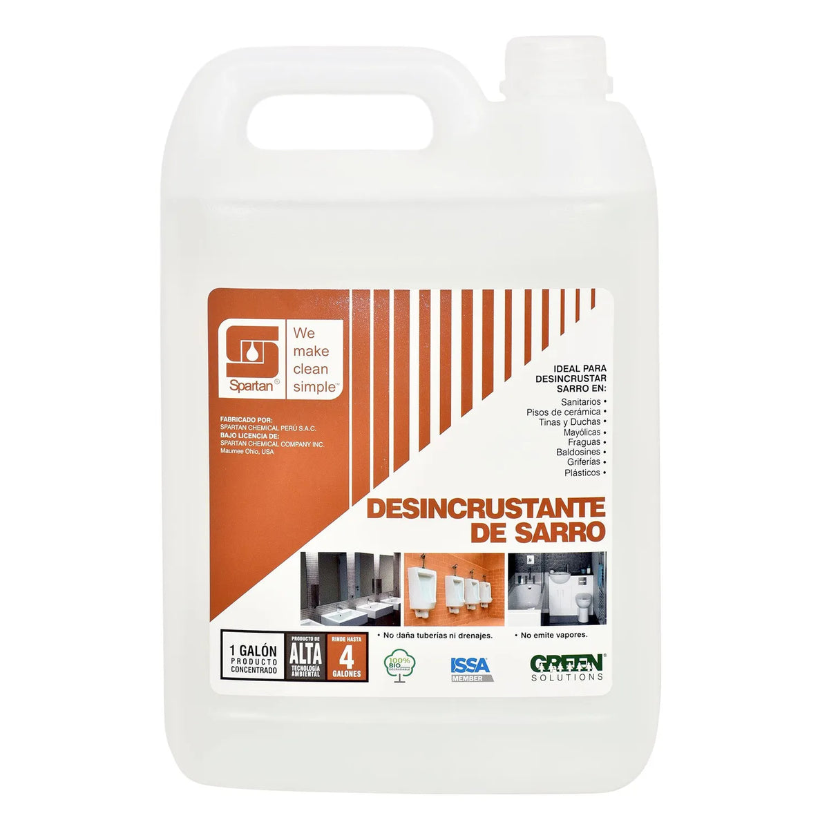 Desincrustante saca sarro galon 4lt Spartan