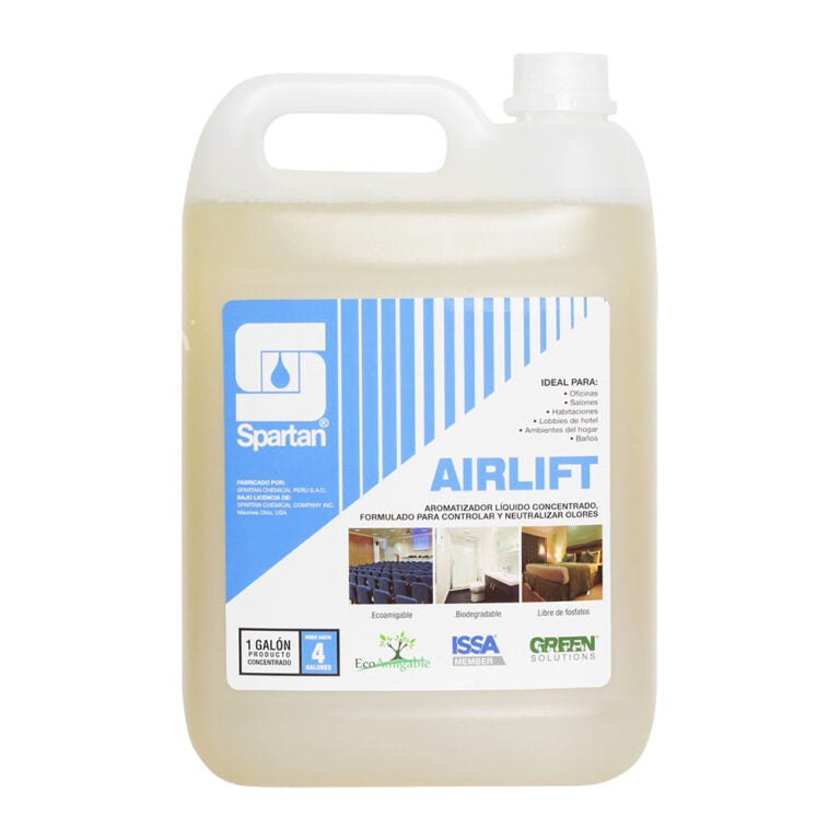 Ambientador sanitizante airlift cristal galón 4lt Spartan