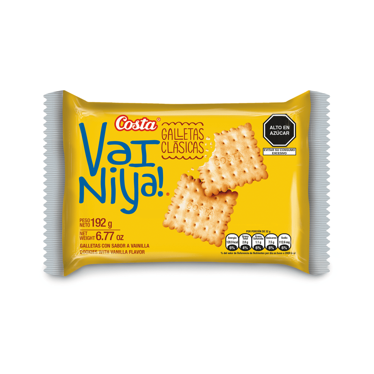 Galleta Vainiya 32gr x 6 und Costa