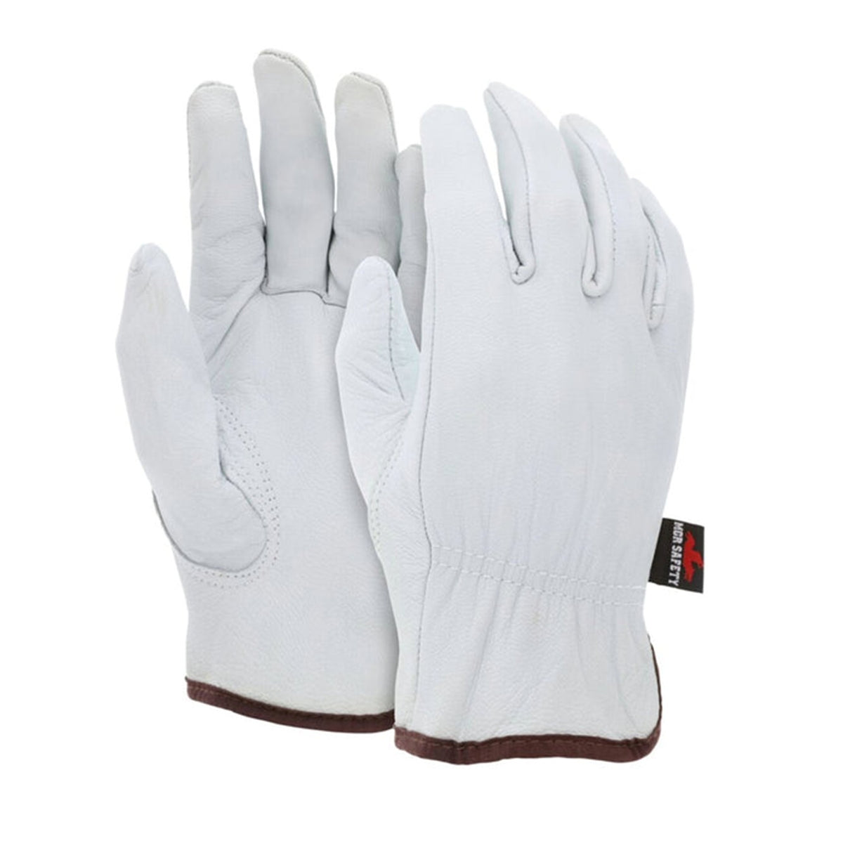 Guante driver de cuero talla L marca MCR Safety 3611PR