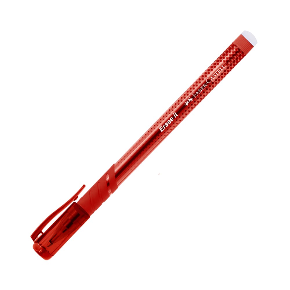 Lapicero borrable rojo Erase IT Co Iny 0,7mm Faber Castell