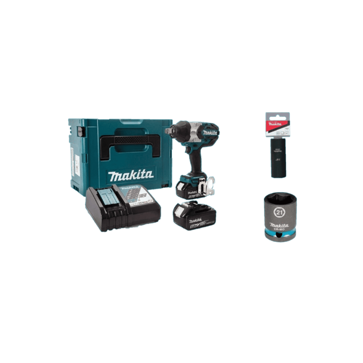 Kit llave de impacto 1/2"