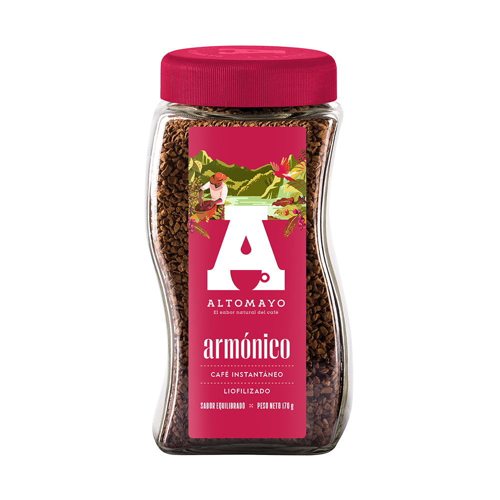 Café instantáneo armónico frasco 170 gr Altomayo