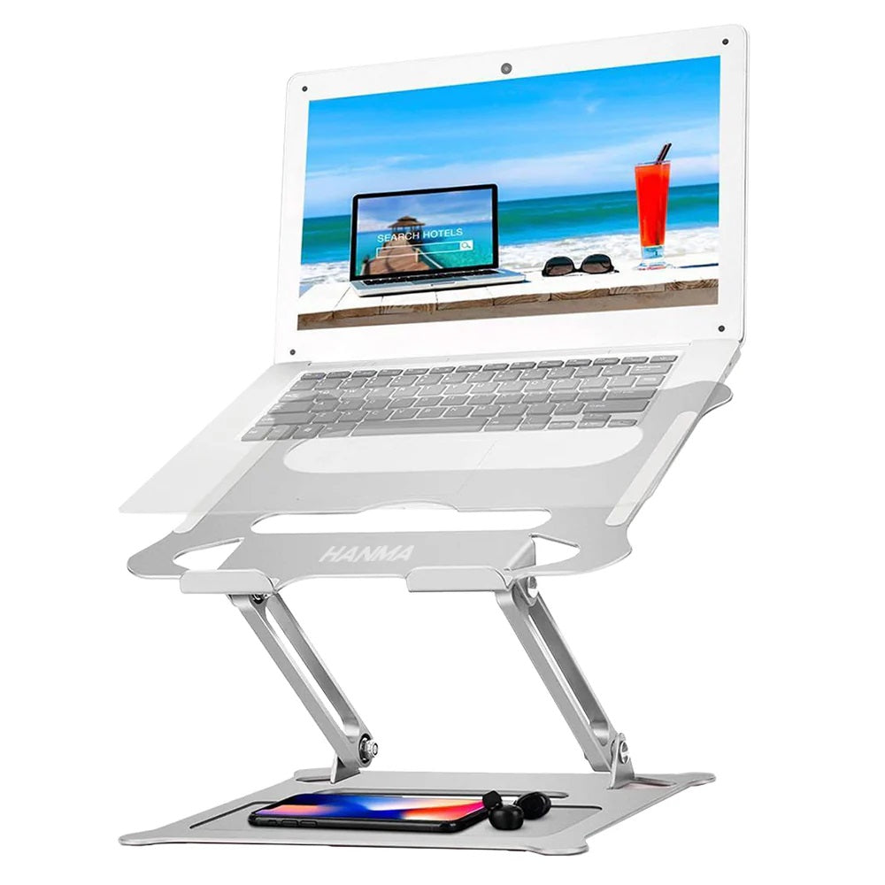Base plegable de aluminio para laptop Hanma