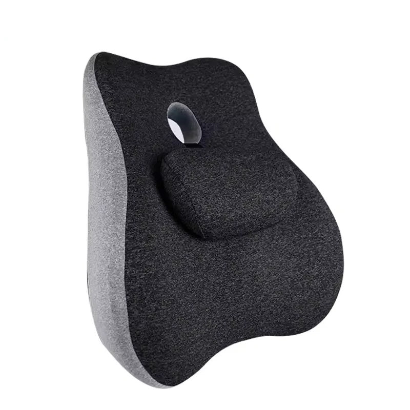 Cojín lumbar ergonómico para respaldar de Silla negro Hanma