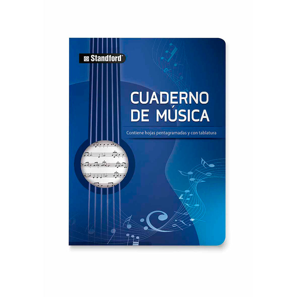 Cuaderno de música A4x48 hojas Standford