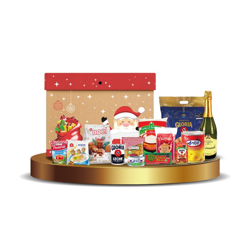 Caja navideña dulces y regalos 2026