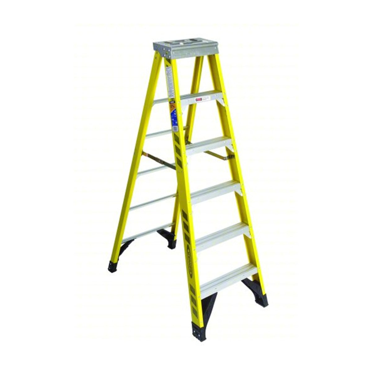 Escalera tijera de fibra de vidrio 5 pasos Werner 7306