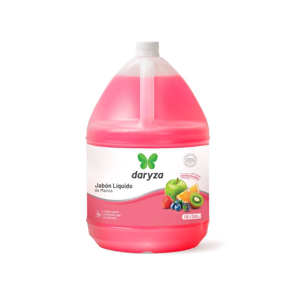 Jabón líquido Caricias Frutales galón 3.8 Lt Daryza