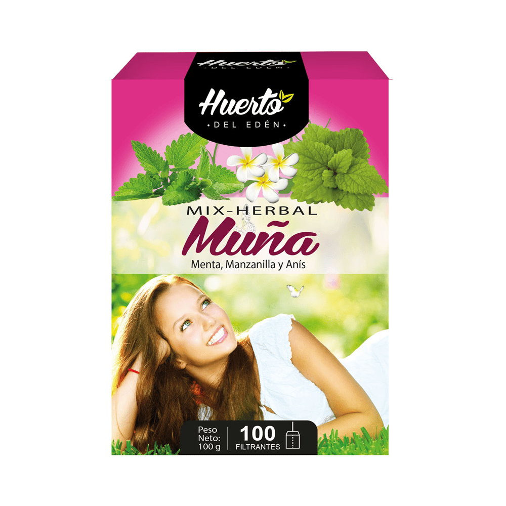 Muña caja x 100 und Huerto del eden