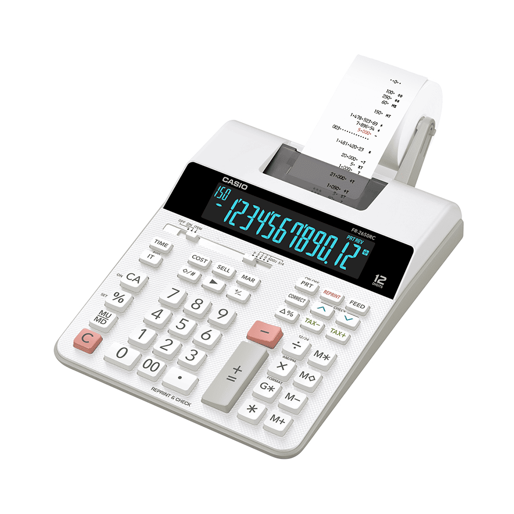 Calculadora contable 12digitos FR-2650RC Casio