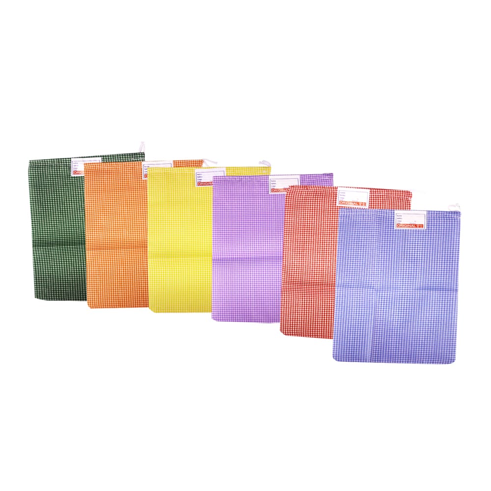 Bolsa de aseo 20cm x 30cm colores surtidos