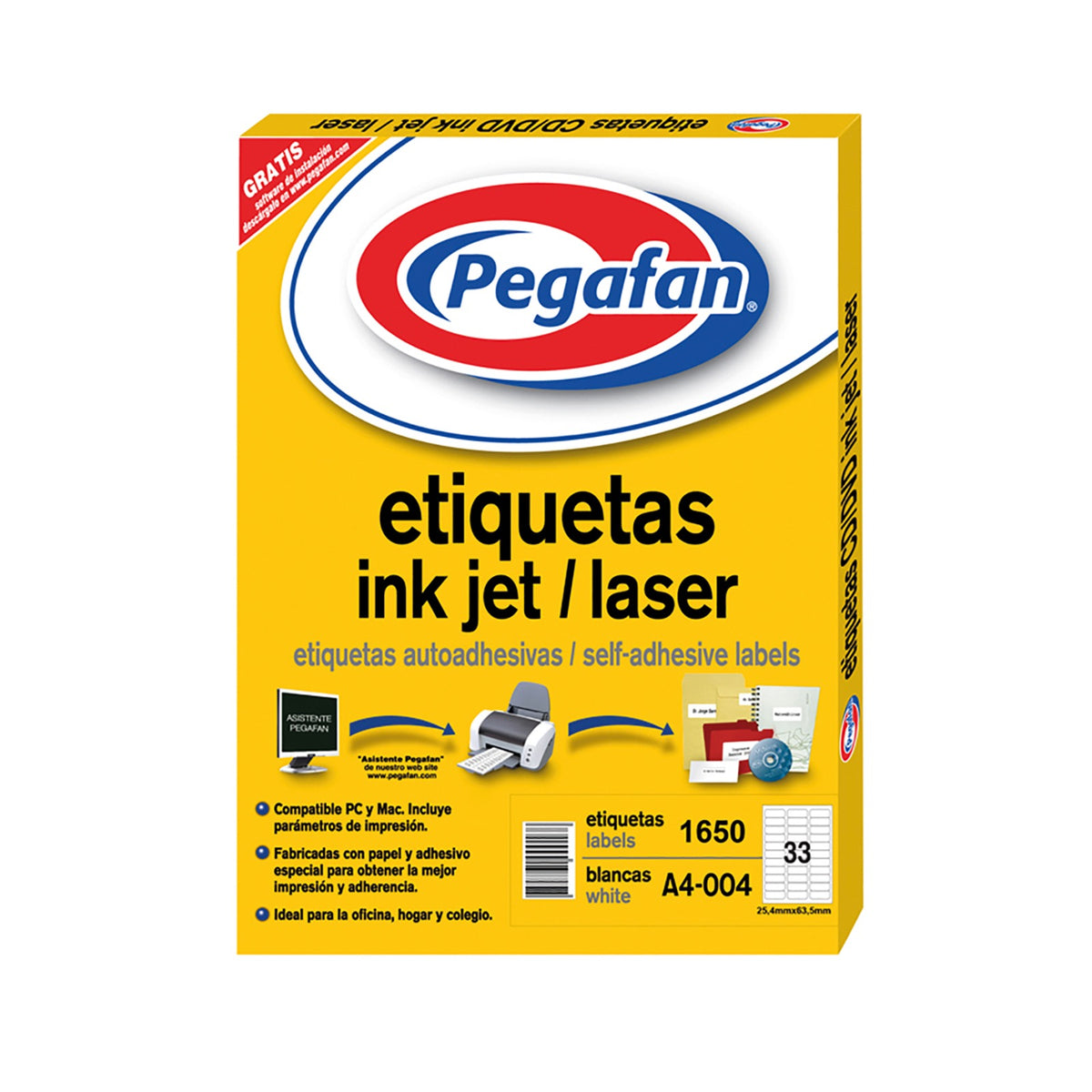 Etiqueta inkjet A4 00