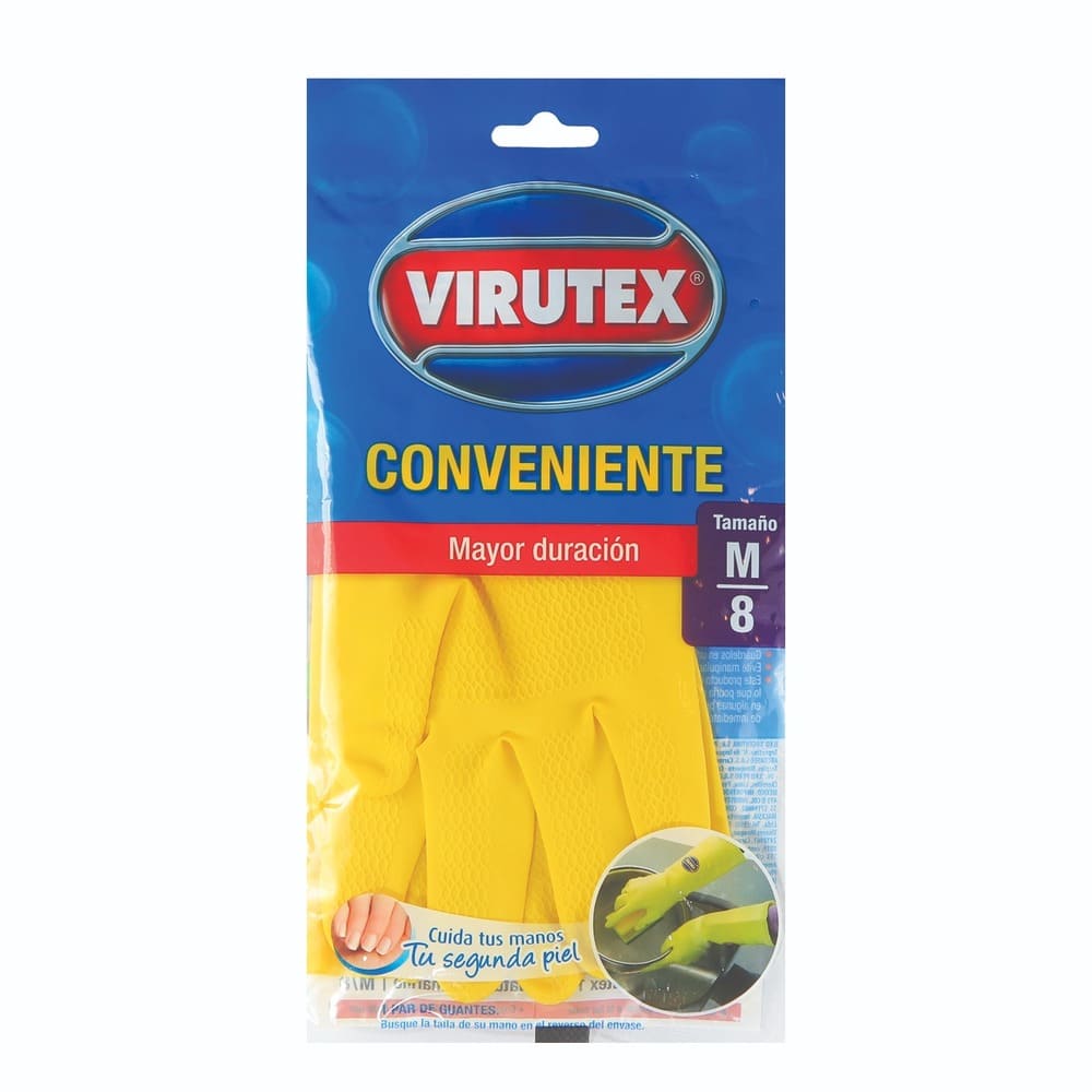 Guante conveniente talla M #8 Virutex
