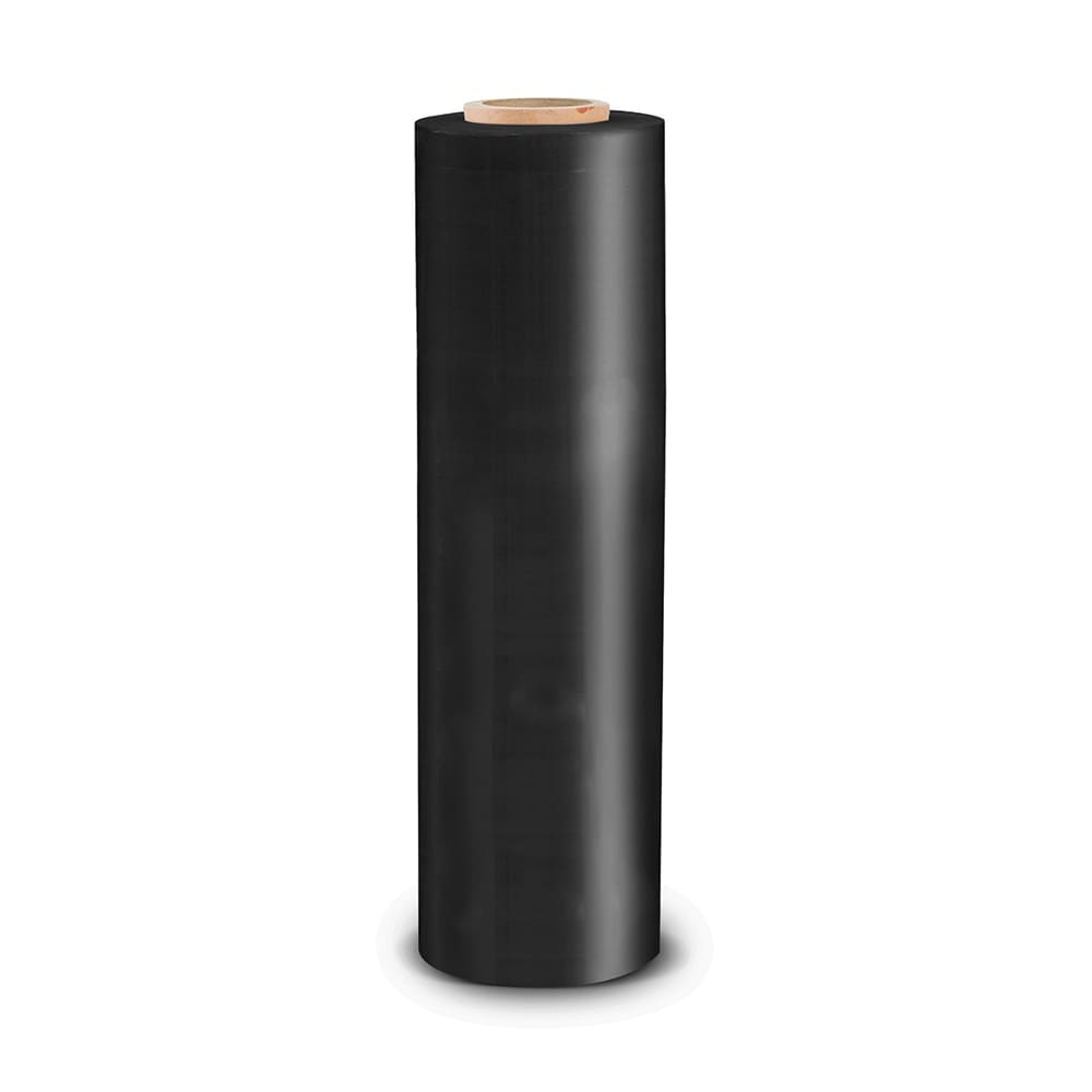 Stretch film industrial negro 20 x 20 mic 1.80 kg Solpack