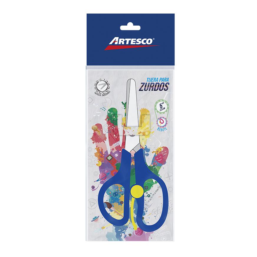 Tijera para zurdos con rebote Artesco
