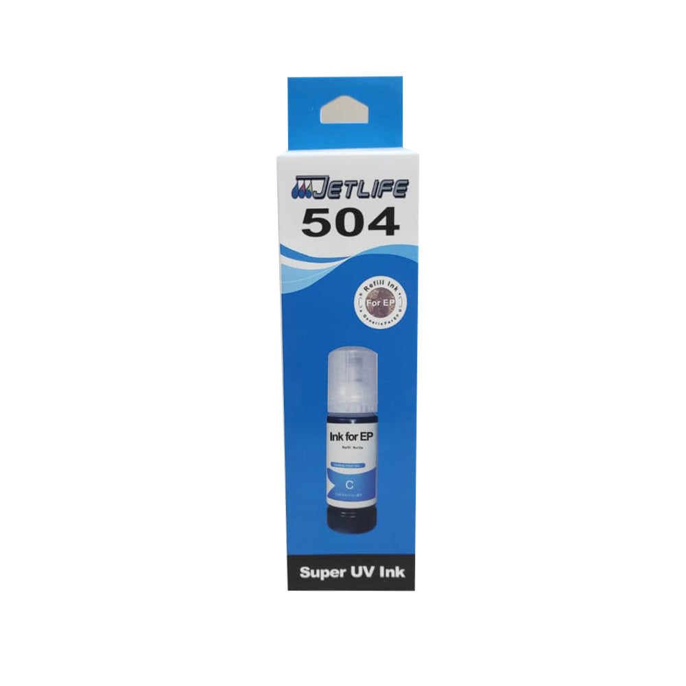 Tinta compatible JETLIFE T504 L3110 Cian 70ML