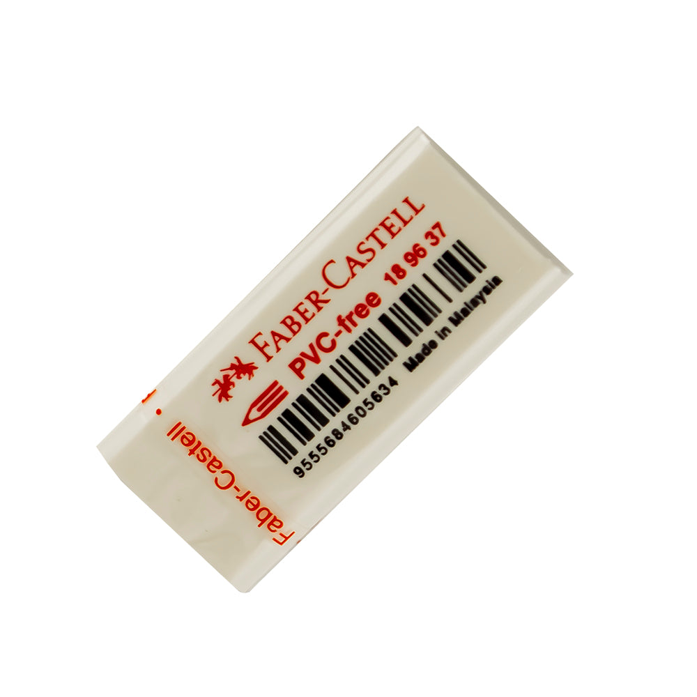 Borrador blanco chico Faber Castell