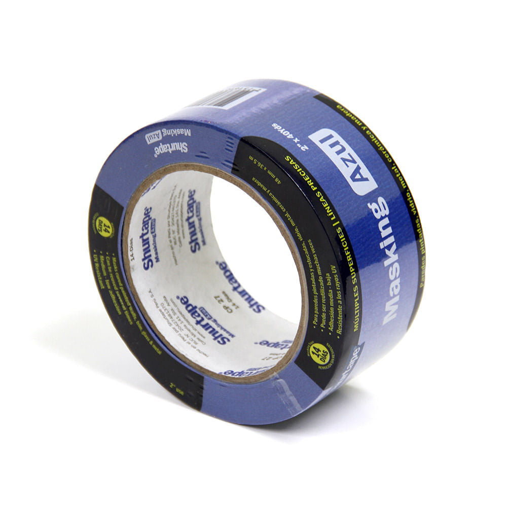 Cinta masking tape azul 2 x 40 yd Shurtape