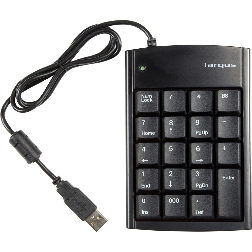Teclado numérico con hub usb 2 puertos pauk10u