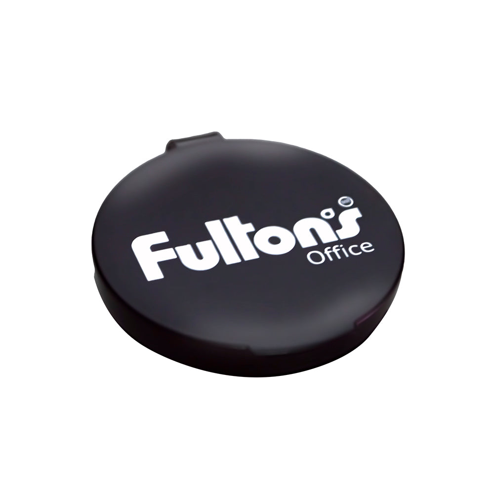 Tampón dactilar negro eco PVC Fultons
