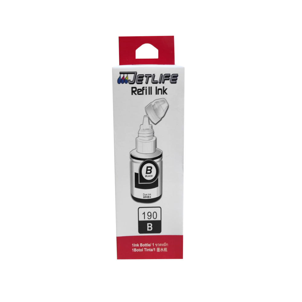 TINTA COMPATIBLE JETLIFE CN GI 190 BLACK 135ML
