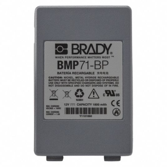 Paquet/baterías n° bmp71 tam univ 5ucu0 brady