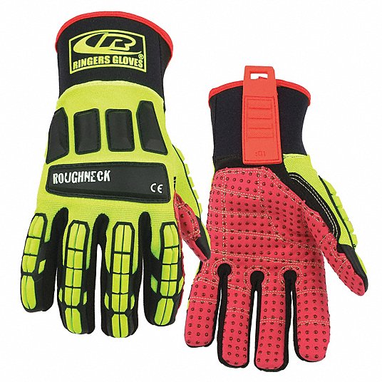 Guante de impacto d/alta visibilidad l ringers gloves