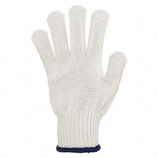 Guante tejido anticorte blanco MCR Safety