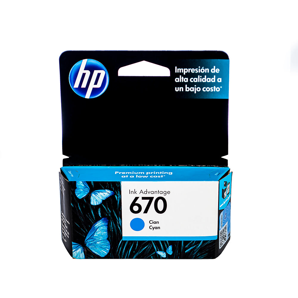 TINTA CZ114AL N670 3525/4615/4625/5525 CYAN HP