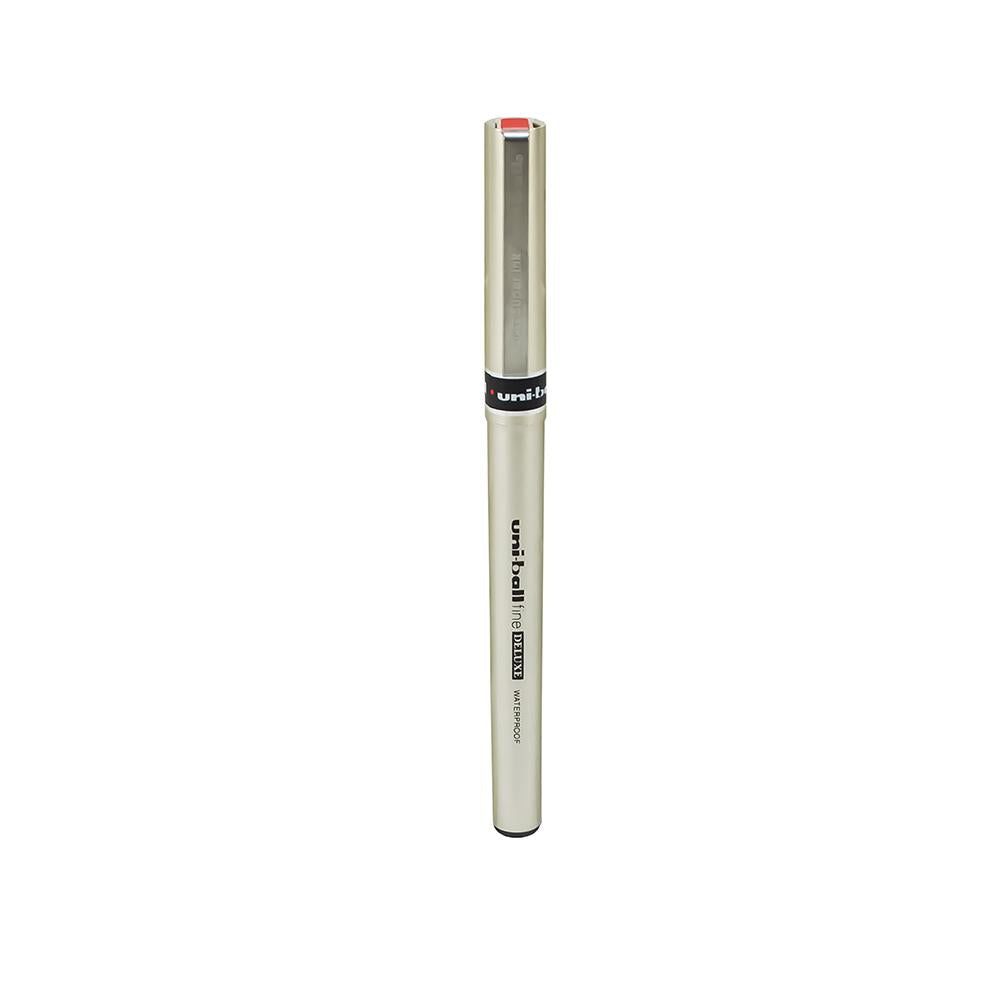 Lapicero tinta líquida rojo deluxe ub 177 0.7 mm Uniball