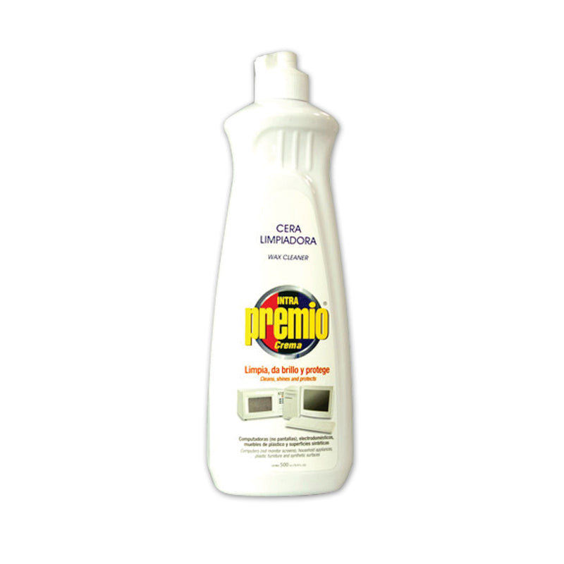 Lustra muebles crema limpiadora frasco 500ml Premio