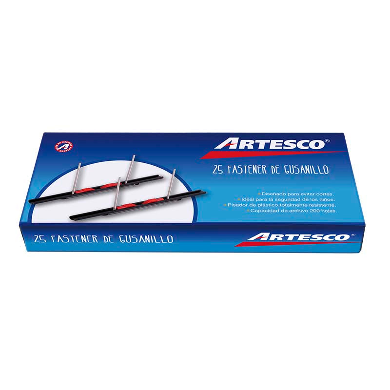 Fastener gusano plástico caja x 25 unidades Artesco