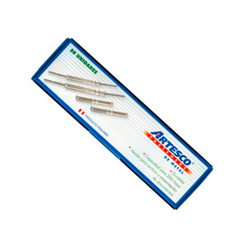 Fastener metálico caja 50 unidades ArtescoFastener metálico caja x 50 unidades Artesco